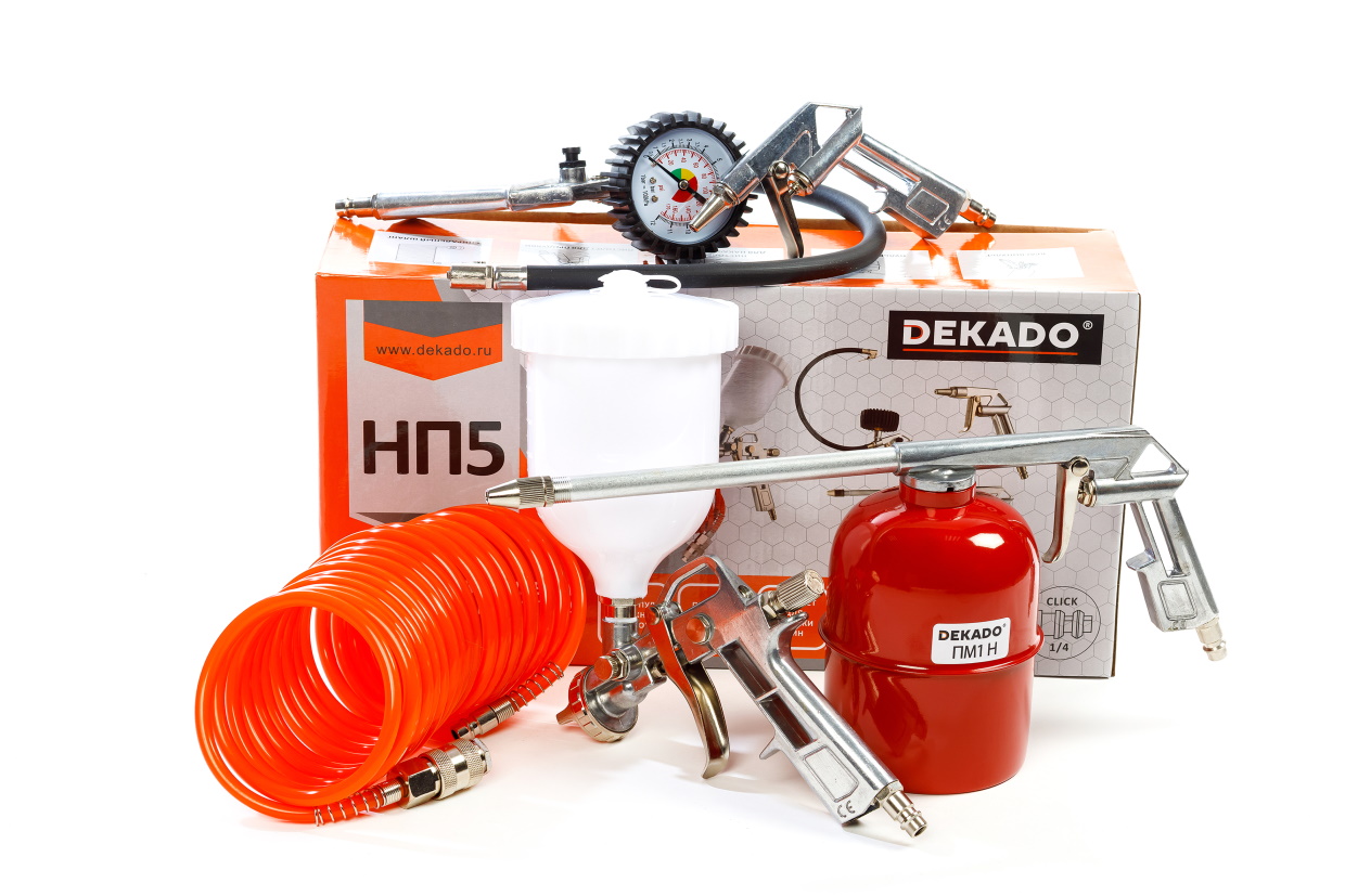 Набор пневмоинструмента для воздушного компрессора НП5  мини-фото №1